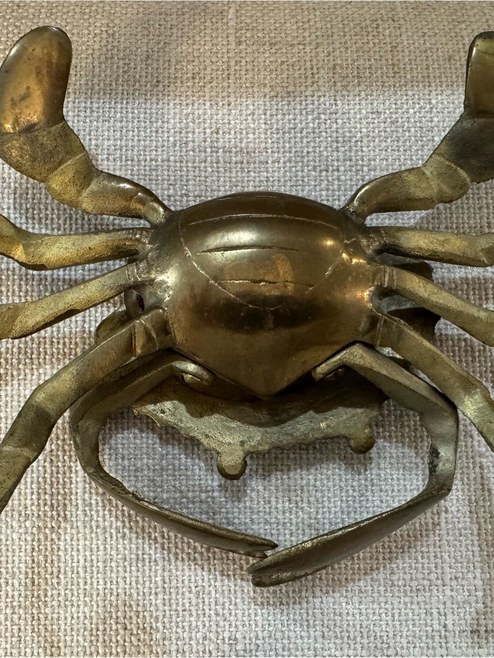 3 Bronze Crab Ash Trays Sculpture Figure 7x3 1/2” - Picture 9 of 11